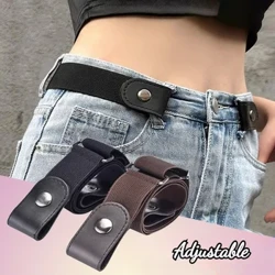 Nytt justerbart stretchigt elastiskt midjeband Osynligt bälte Spännefria bälten för kvinnor män Jeans byxor Klänning utan spänne Lätt att bära