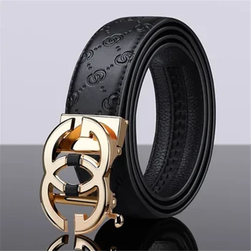 Bagong Negosyo Sinturon ng Panlalaking Leisure Fashion Luxury Designer Brand Automatic G-Button Women's Belt Jeans Panlalaking Sinturon