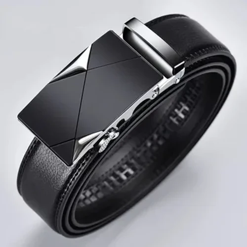 Belts Kaulana Brand Belt Kāne Kāne Kāne Kāʻei Kāʻei ʻili ʻili maikaʻi ʻoiaʻiʻo no ke kāʻei kāne Kāne Strap Kāne Metala Automatic Buckle