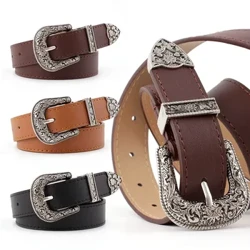 Cinturón bohemio ajustable Para Mujer, Vaqueros a la moda, Cinturones con hebilla redonda Para Mujer, cinturón Para Mujer