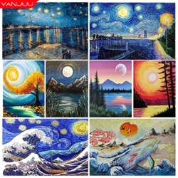Phong Cảnh 5D Tự Làm Tranh Gắn Đá Bộ Vũ Trụ Chữ Thập Kim Cương Tranh Thêu Đá Khảm Kim Cương Nghệ Thuật Trang Trí Nhà Tranh