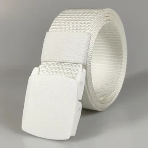Fehér automata csat Nylon hadsereg taktikai férfi öv katonai derékvászon öv kültéri pántos utazó farmernadrág fekete övek nőknek