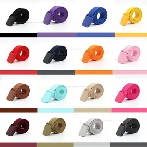 Värikäs kangas Taktinen vyö Unisex-muoti Rento Luksus Trend Farkut Asusteet Nuorten Nylon Vyö Söpö Lasten Metsästysvyö