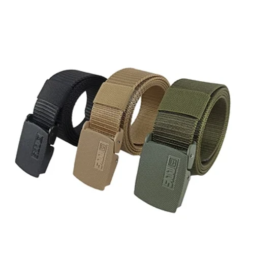 Nuevo diseño de moda hebilla de Metal ajustable cinturón de cintura para deportes al aire libre Web de nailon 511 cinturones tácticos para hombres