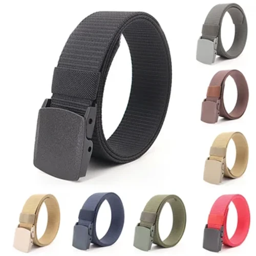 Cinto tático militar para homens ao ar livre plus size 170 130 140 150 160cm jeans cintos calças de cinta de náilon com fivela de plástico