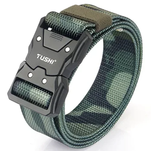 Panlalaking Tactical Belt Army Outdoor Hunting Tactical Military Canvas Multi Function Combat Survival High Quality Marine Corps Nylon