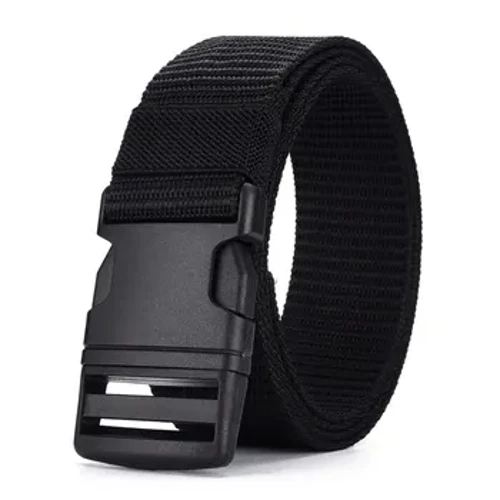 Kāne kāʻei Nylon kāʻei kāʻei Kāne kāʻei kāʻei ʻole metala Plastic Buckle koa koa Tactical Belt Pāʻani ʻO waho i ulana ʻia i kāʻei hana.