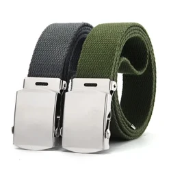 Új divat, uniszex hadsereg taktikai derékszíj farmernadrág férfi alkalmi férfi női öv vászon 3,8 cm heveder derékszíj Ceinture Femme