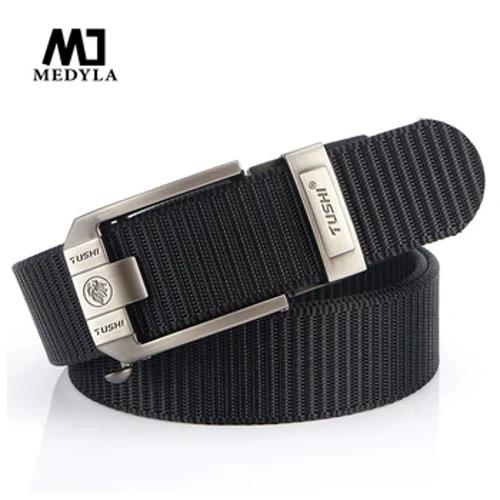 Belt Tactegol MEDYLA Gwregys Byddin Filwrol neilon Awyr Agored Bwcl Metel Heddlu Dyletswydd Trwm Gwregys Hela Hyfforddi dynion