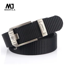 Belt Tactegol MEDYLA Gwregys Byddin Filwrol neilon Awyr Agored Bwcl Metel Heddlu Dyletswydd Trwm Gwregys Hela Hyfforddi dynion