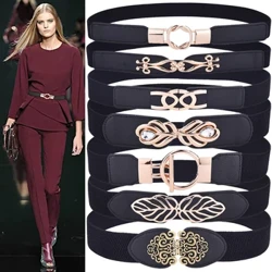 Cintura sottile da donna per abiti Cinture elastiche alla moda da donna Cintura in vita
