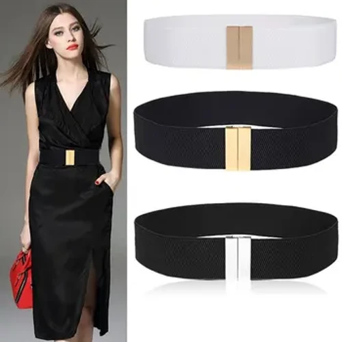 I-Wide Elastic Belt Ingubo Yelula Ibhande Ibhande Labesifazane Izingubo I-Waistband I-Corset Waist Ibhande Lensimbi GM001