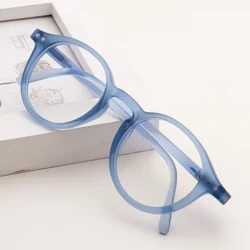 Ffasiwn Kids Sbectol Ysgafn Gwrth-las Ffrâm Gron Vintage Bechgyn Merched Merched Cyfrifiadurol Sbectol Diogelu Eyeglasses Gwydrau Plaen