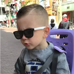 Sbectol Haul Plant Plant wedi'u Polareiddio Dylunydd Brand Clasurol Eyeglasses Rivet TAC TR90 Ffrâm Diogelwch Hyblyg Arlliwiau Ar Gyfer Bachgen Merch