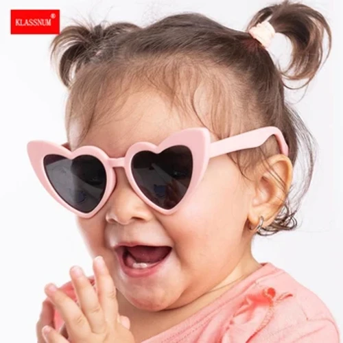 Vintage Heart Dječje sunčane naočale Dječaci Djevojčice Love Frame Sunčane naočale Djeca Dojenčad UV400 Zaštita očiju Elegantne naočale 2024.