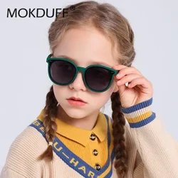 Dětské polarizační sluneční brýle 3-12 let Chlapecké cool Dívčí Měkký rám TPEE Design Cat Eye Módní Sun UV400 Ochranné Oválné brýle