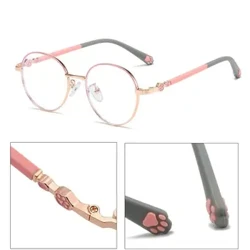 Ingilazi Eyindilinga E-Anti-blue Eyezingane Izibuko Zezingane I-Computer Eye Protection Izibuko ze-Ultra Light Uhlaka Oluluhlaza okwesibhakabhaka Ukukhanya Okuvimba Izingubo zamehlo