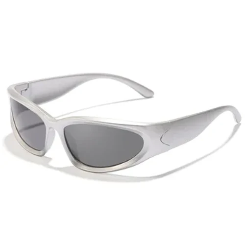 Y2K Niño Lindo Gafas de Sol Niños Plata Rosa Azul Marco Moda Niños Niñas UV400 Protección Espejo Gafas