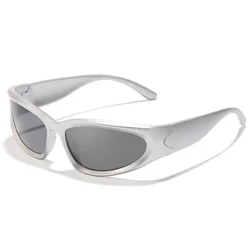 Y2K Sbectol Haul Ciwt Plant Plant Plant Arian Pinc Ffrâm Glas Ffasiwn Bechgyn Merched Merched Drych Amddiffyn UV400 Eyewear