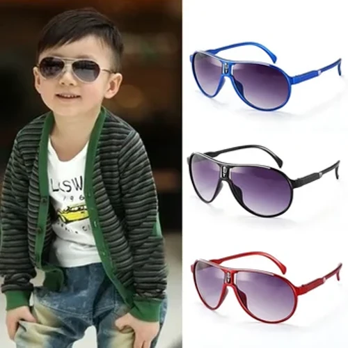 Moud Kanner Sonnebrëll Summer Sonneschutz faarweg Brëll Frame Meedercher Jongen Brëller fir Kanner UV400 Baby Spigel Sonnebrëll
