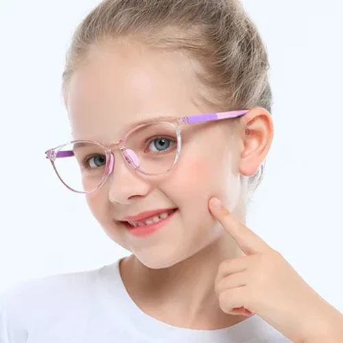 I-Blue Light Vimbela Izingilazi Zekhompyutha Yezingane I-TR90 Frame Sula I-Lens Girl Boy Imidlalo Yevidiyo Yezingane I-Safety Eyewear