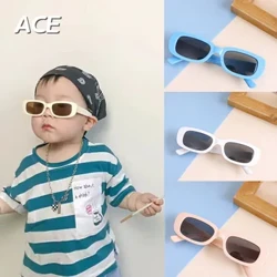 Pienet suorakulmiot Lasten aurinkolasit Pojat Tytöt Neliömäiset Aurinkolasit Lapset BabySummer UV400 Protection óculos De Sol Infantil