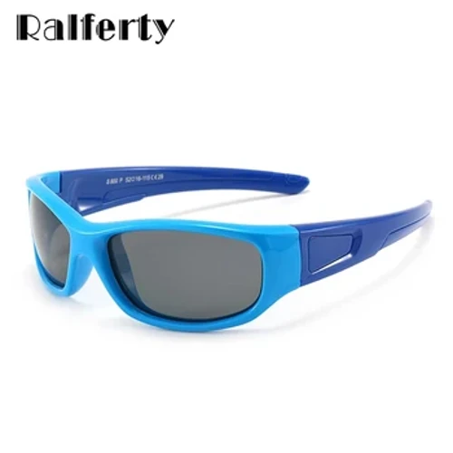 Ralferty Phân Cực Chất Lượng Bé Trai Kính Mát Bé Gái Trẻ Em Thể Thao Kính Chống Nắng Mềm Dẻo Không Thể Phá Vỡ Khung Ngoài Trời Sắc Thái K800