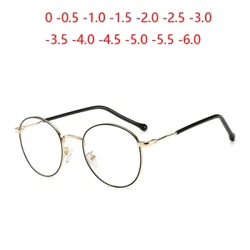I-Oval 1.56 I-Aspherical Lens Prescription Izibuko Zamehlo Abesifazane Abesilisa Umbukeli Womfundi Womfundi we-Nearsighted Glass 0 -0.5 -0.75 To -6.0