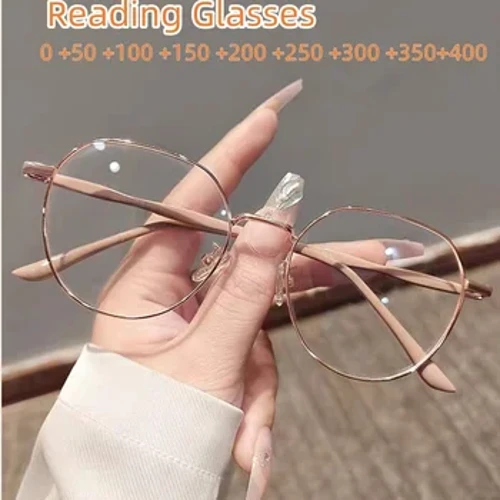 Fir Mná Mná Gloiní Léitheoireachta Lionsa HD Retro Presbyopia Eyewear Eyeglasses Faisean Frith-ghorm Solas Oideas fadradharcach +1.0 +4.0