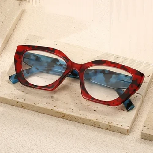 Nytt i Cat Eye Optiska glasögon Kvinnor Närsynthet Receptbelagda glasögon Hyperopia Läsglasögon Anti Blue Light Datorglasögon