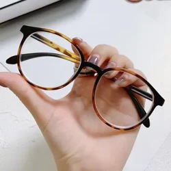 -1 -1.5-2-2.5-3-3.5-4Vintage Leopard Myopia Kacamata Wanita Pria Transparan Nearsighted Kacamata Resep Kacamata Komputer Kacamata