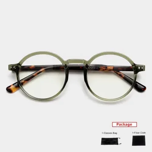 mimiyou Tr90+Acetat Ronn Brëll Frame Damen Anti Blo Liicht Optesch Brëll Männer Brëller Frame UV400 Computer Brëller