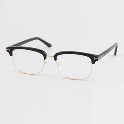 2024 tom Brand Glasses Fframiau Asetad 5635 Fframiau mawr dyn ffasiwn Merched Darllen Myopia Presgripsiwn sbectol TF5635