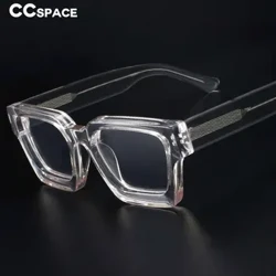 54290 kiʻekiʻe kiʻekiʻe o ka Acetate Frame maka maka maka maka maka aniani o ka huinahā Square Brand Design CCspace Oculos De Grau