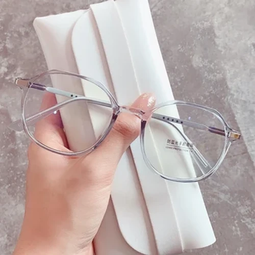 Moda Anti Mavi Işık Engelleme Gözlük Kadın Lüks Marka Tasarım Asetat Optik Çerçeve Bilgisayar Gözlük Kadın