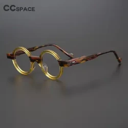 55104 Vintage Round Acetate Mata Matatioata Fa'avaa Tane Myopia Fa'ata'ita'i Matatioata Fafine Matatioata Optical Steampunk Eyewear