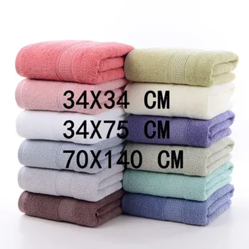 100% Koteng Gesiicht Handduch absorbent reng Handwäsch Hoer Dusch Mikrofiber Handduch Buedzëmmer Famill Hotel