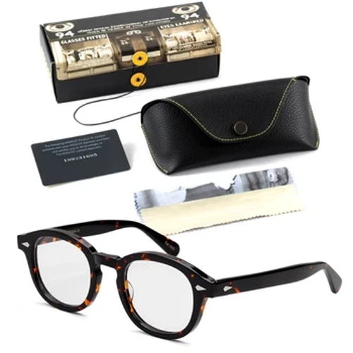 Frame ng salamin para sa mga lalaki at babae Johnny Depp Lemtosh vintage glasses computer acetate glasses frame para sa mga transparent na lente ng lalaki