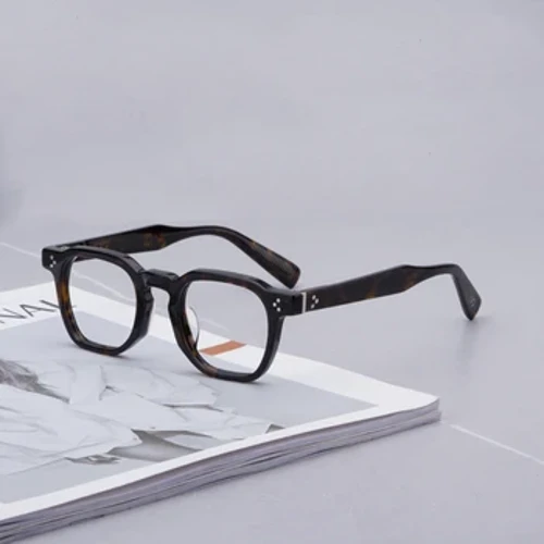 Japanska glasögon Designerglasögon Acetatbågar för män Glasögon Kvinnor Receptglasögon Herr Närsynthet Retro Glasögon Herr