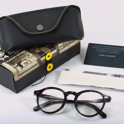 Johnny Depp Lemtosh Kính Mắt Nam Nữ MILTZEN Kính Quang Học Gọng Cao Cấp Thương Hiệu Vintage Acetate Máy Tính Kính