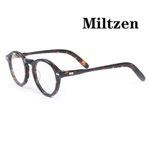 I-Optical Eyeglasses Frame Amadoda Abesifazane U-Johnny Depp I-MILTZEN Izingilazi Zakudala zekhompyutha I-Acetate Spectacle Frame Yelensi Ecacile Yabesilisa