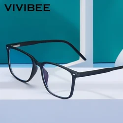 2024 Trending Blue Light Blocking Kacamata Pria Gaming TR90 Matte Hitam Anti Ray Kacamata Wanita Transparan Fashion Kacamata