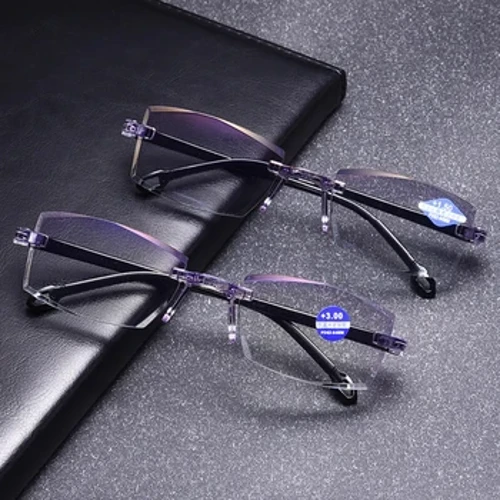 Männer Liesbrëll Smart Brëller Mat Automatesch Upassung Lens Dimm Brëll Damen Anti-blo Liicht +1.0-+4.0 Liesspigel