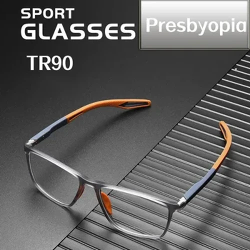 I-Trend Entsha I-TR90 Ukufunda Izibuko Imfashini Abesilisa Abesifazane Ezemidlalo I-Presbyopia Izibuko Zamehlo Retro Blue Light Evimba I-Eyewear Diopter 0 Ukuze +4.0