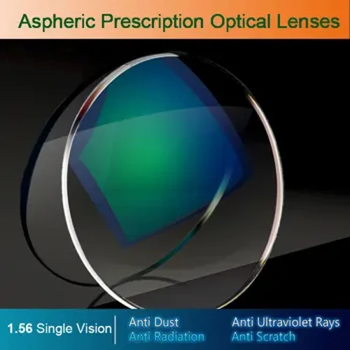 1.56 I-Index Prescription Lens CR-39 Resin Aspheric Glasses Lens for Myopia/Hyperopia/Presbyopia Eyeglass Lens With Coating