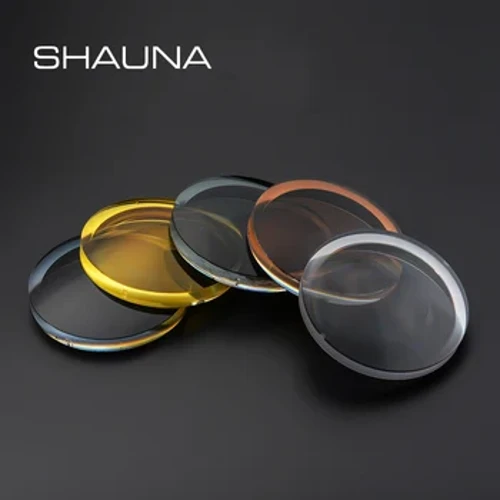 SHAUNA 1.50 1.61 1.67 Kính mát cận thị phân cực Ống kính theo toa Lái xe Ống kính nhìn đêm UV400 Kính Máy tính