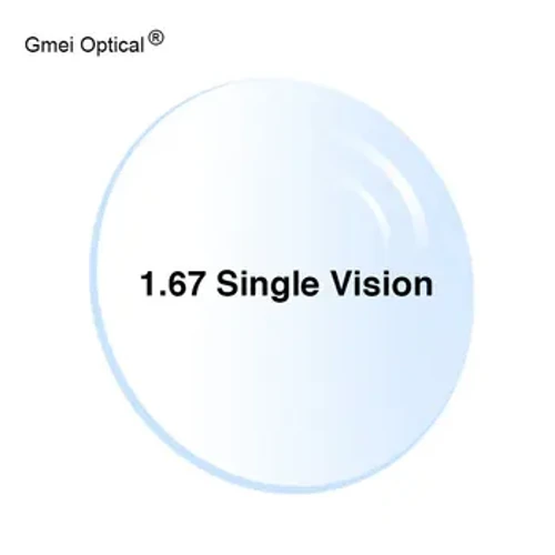 Palekana Radiation 1.67 High-Index Ultra-Thin HMC EMI Aspheric Anti-UV Myopia Hyperopia Clear Optical Prescription Lenses,2Pcs