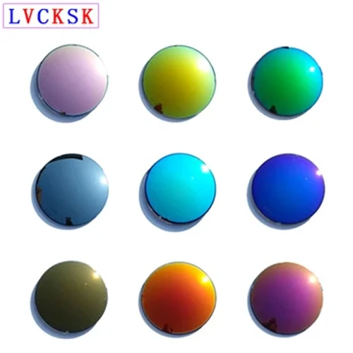 1.50 i uhi ʻia i ka Myopia Polarized Sunglasses Lens Mirror Reflective Prescription Eyeglasses Lenses 0 a -6.0 Customize Diopters