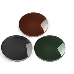 Lentes de anteojos polarizados de visión única, rango anti-uv SPH -7,00 ~ + 7,00 Max CLY -4,00, lentes ópticas graduadas en 4 colores