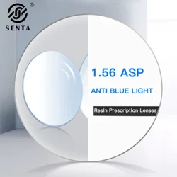 1,56 lentes ópticos normales más baratos, gafas graduadas con luz azul, lentes para ojos, miopía, hipermetropía, lentes ópticos